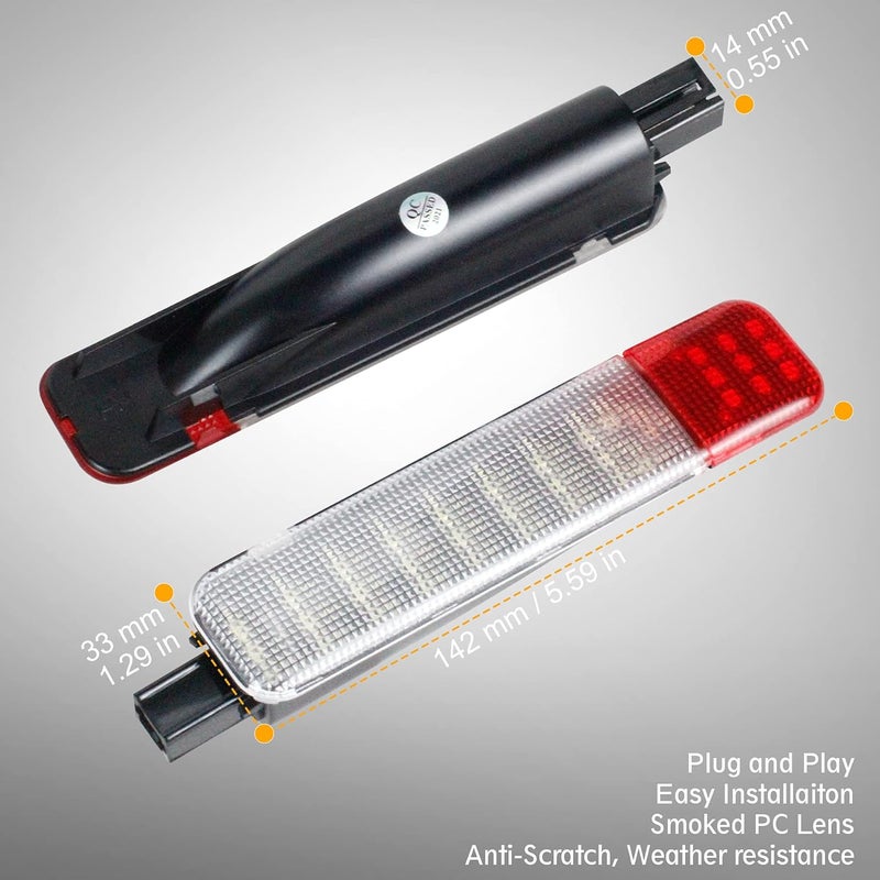 NDRUSH LED Interior Door Light Door Panel Courtesy Warning Light Lamp Assembly Compatible with 1999-2006 Silverado/Sierra 1500 2001-2006 3500 2500 HD 1999-2006 Yukon 1995-1999 C1500 C2500 C3500 - Image 5